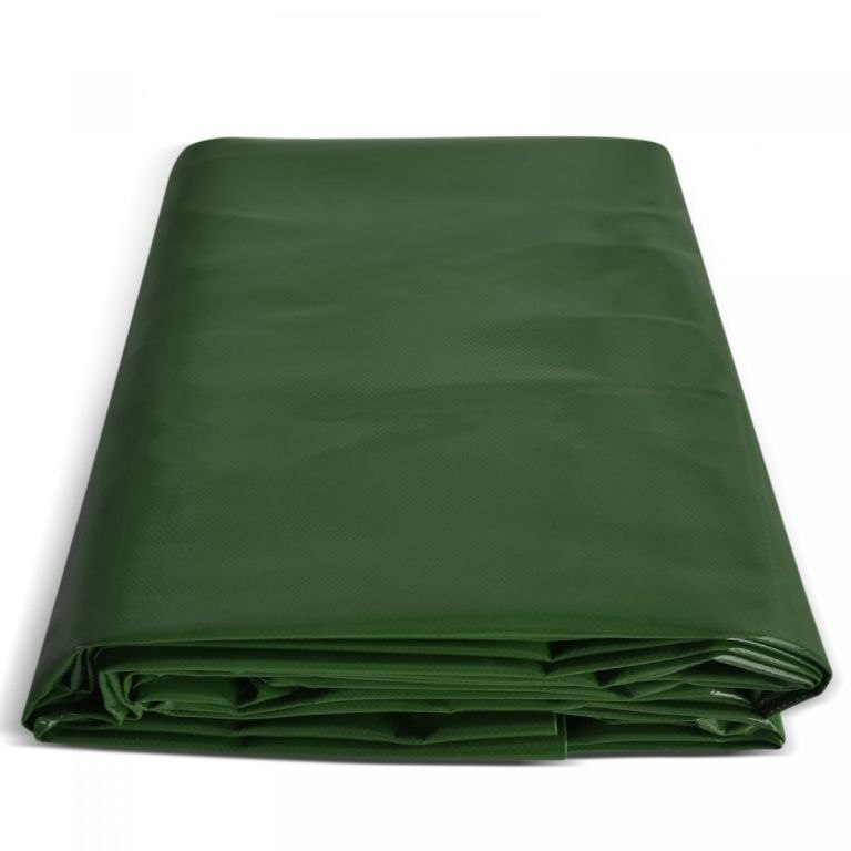 JAGO Plandeka 650 g/m², aluminiowe oczka, zielona, 5 x 6